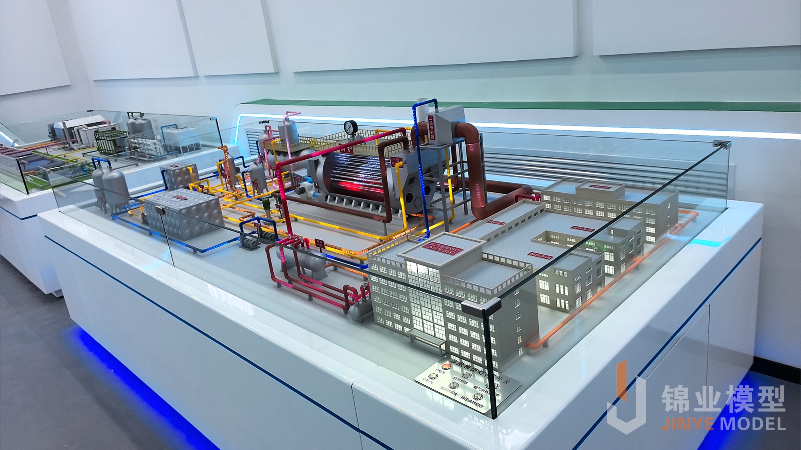 宝鸡卷烟厂锅炉低品热回收利用工艺模型实拍图片